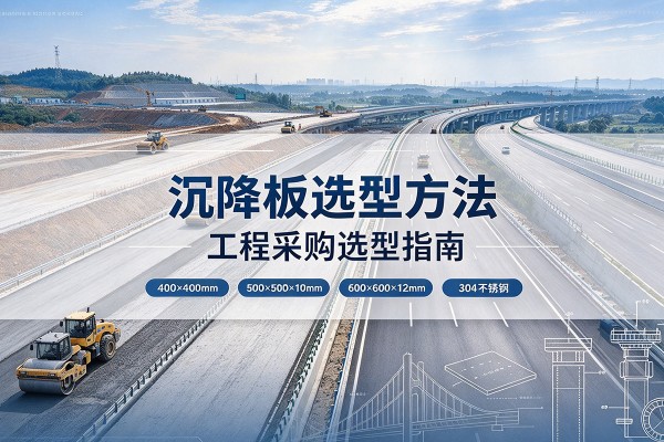 原州沉降板选择方法