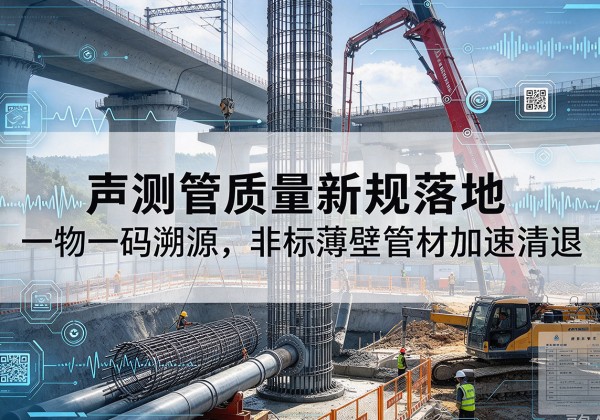 原州声测管质量新规落地，一物一码溯源，非标薄壁管材加速清退