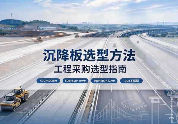 原州沉降板选择方法
